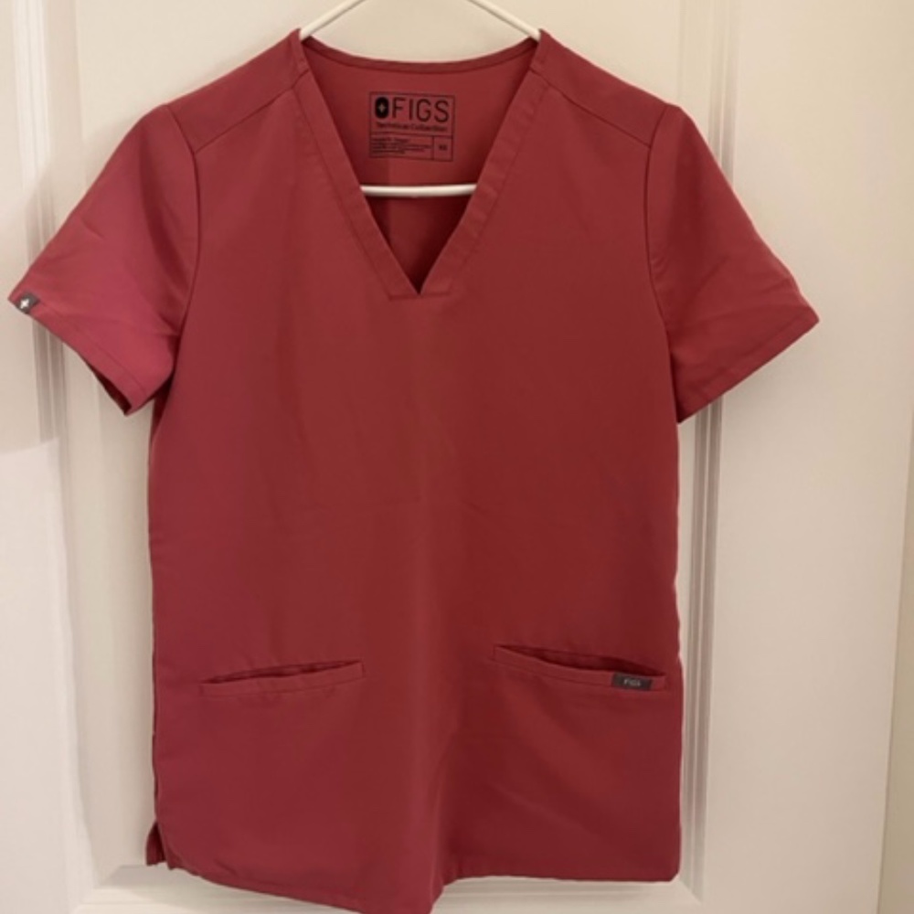 Figs Casma scrub top mauve, XS